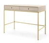 Konsola Mono beżowa z szufladami stylowy oraz funkcjonalny mebel do przedpokoju salonu czy biura
