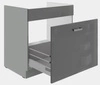 Szafka pod zlewozmywak Grey 80 ZL 1S szafka odporna na wpływ zewnętrznych czynników jak para wodna wysoka temperatura i rozlane ciecze