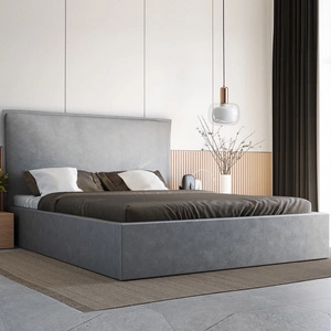 Łóżko tapicerowane Lila 180x200 szary popiel stylowe łóżko z pojemnikiem na pościel wygodny zagłówek zachwyca eleganckim designem