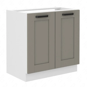 Szafka kuchenna pod zlewozmywak Ponza 80 ZL 2F BB szafka odporna na parę wodną rozlaną ciecz i wysoką temperaturę