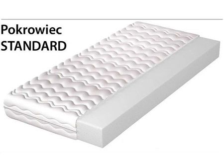 Materac kieszeniowy Superking Standard 140x200 cm 7 stref twardości hipoalergiczny każda sprężyna umieszczona w osobnej kieszonce materiału