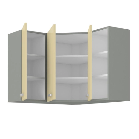 Szafka kuchenna narożna wisząca Karmen 89x89 GN-72 3F szafka odporna na parę wodną wysoką temperaturę i rozlaną ciecz