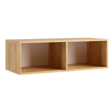 Meblościanka Apulia XXIV beżowy / dąb złoty wyjątkowo stylowa meblościanka proste bryły wpisujące się w każde wnętrze