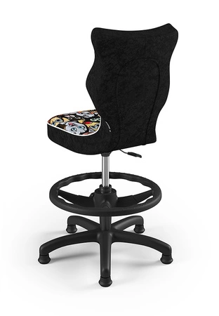 Krzesło do biurka Petit motyw zwierzaki dopasowane do wzrostu 133-159 cm ergonomiczne krzesło obrotowe z podnóżkiem