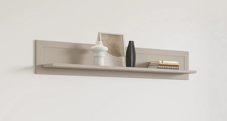 Półka Evora 177 cm beżowa zachwyci miłośników wyrazistych wnętrz atrakcyjna pod względem wizualnym oraz funkcjonalnym