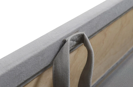 Narożnik z funkcją spania Dafni II lawendowy róż lewostronny pleciony narożnik z pojemnikiem na pościel szuflada w boczku mebla