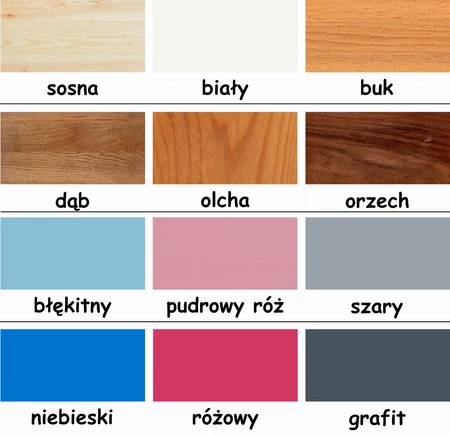 Łóżko parterowe 1-osobowe Tosia białe wykonane z drewna sosnowego idealny wybór dla dziecka oraz nastolatka