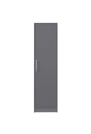 Szafa Caspe 50 cm antracyt nowoczesny design wykończenie ABS oraz aluminiowe uchwyty