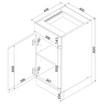 Wyspa kuchenna z szufladami Clara 127 cm dąb artisan / szary popiel użytkowy i estetyczny mebel idealny do nowoczesnej kuchni