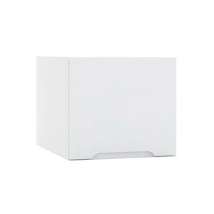 Szafka kuchenna wisząca Zova W40/56 OKGR biały / jasny szary drzwi szafki otwierane do góry odporna na uszkodzenia frezowany uchwyt