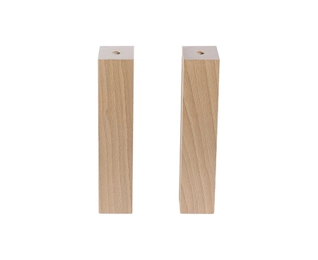 Nóżki meblowe do szafki pod umywalkę i słupka łazienkowego Fiji White dąb coast evoke