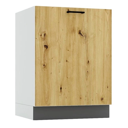 Zestaw mebli kuchennych Clara 240 cm meble do kuchni z czarnymi metalowymi uchwytami odporne na wilgoć parę wodną i uszkodzenia