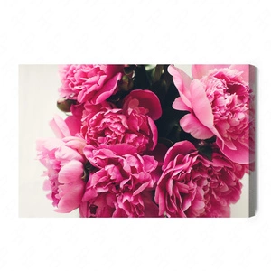 Obraz na płótnie bukiet piwonii 100x70 cm ponadczasowa ozdoba każdego wnętrza obraz w wyrazistej kolorystyce wysoka jakość wykonania