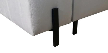 Narożnik z funkcją spania Belvi II turkusowy lewostronny elegancki i ergonomiczny narożnik do salonu praktyczny schowek w boczku