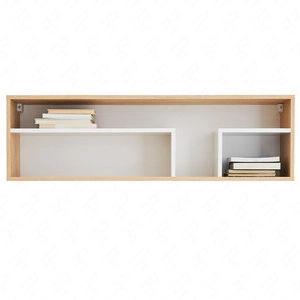 Półka Pixel 105 cm dąb biszkoptowy / biała nowoczesna i praktyczna funkcjonalny mebel do pokoju młodzieżowego lub biura