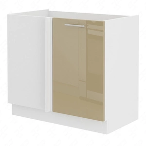 Szafka kuchenna narożna dostawiana Nalo 105 ND 1F BB lewa szafka odporna na parę wodną rozlaną ciecz i wysoką temperaturę