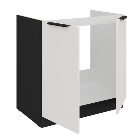 Szafka kuchenna pod zlewozmywak Corato Bl 80 ZL 2F BB szafka odporna na uszkodzenia wykończenie frontów w technologii anti fingerprint