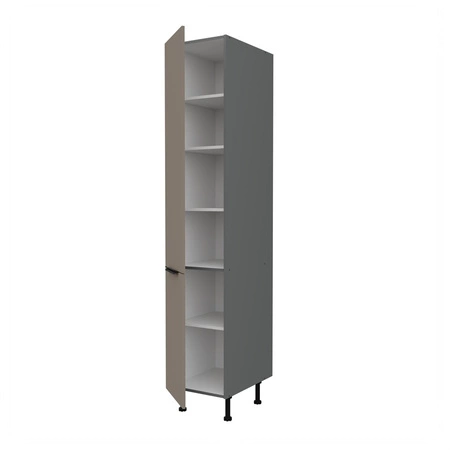 Słupek kuchenny Fiuggi Ant 40 DK-215 2F szafka kuchenna odporna na uszkodzenia wykończenie frontów w technologii anti fingerprint