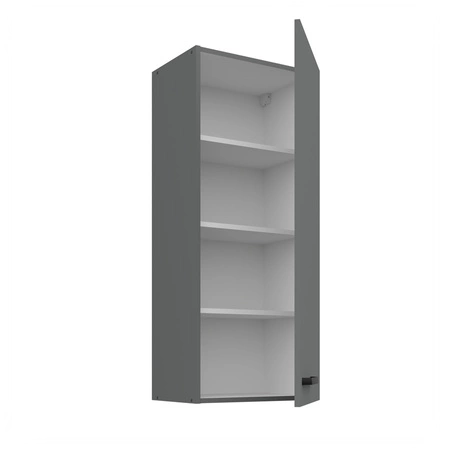 Szafka kuchenna wisząca Verdi 45 G-108 1F szafka odporna na działanie wilgoci i uszkodzenia czarny metalowy uchwyt