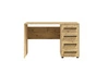 Biurko Maxione 120 cm dąb artisan nowoczesne biurko szufladami uniwersalny design idealne wpasuje się do pokoju nastolatka lub gabinetu