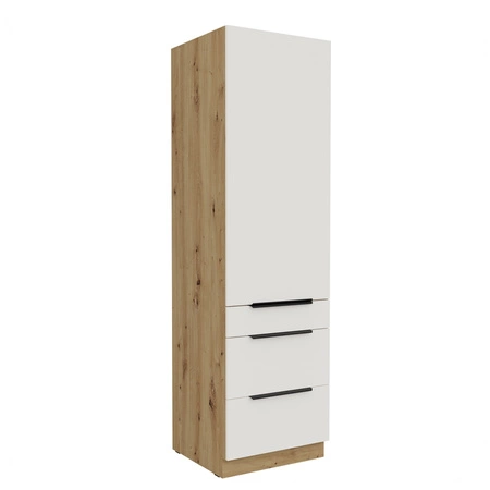 Słupek kuchenny Corato Ar 60 DKS-210 3S 1F szafka kuchenna odporna na uszkodzenia wykończenie frontów w technologii anti fingerprint