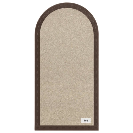 Panel tapicerowany Wally 30x60 cm brązowy stylowy panel ścienny płotek welurowa tkanina modne wykończenie każdej aranżacji