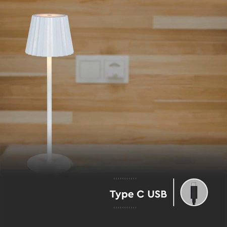 Lampka nocna High biała 1,5W 3000K-6000K wysokiej jakości lampa do każdej aranżacji designerski abażur funkcja zmiany barwy światła