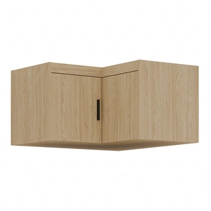 Nadstawka do szafy narożnej Rene dąb olejowany funkcjonalna szafka powiększy miejsce do przechowywania ubrań obuwia i dodatków