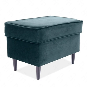 Puf Ron zielony idealny podnóżek odporny na zaciągnięcia i zadrapania