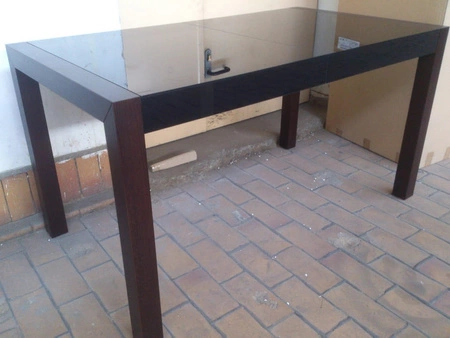 Stół rozkładany VETRO 90x173 + 60cm (jesion czekoladowy)