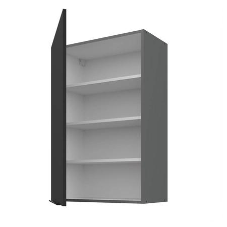 Zestaw mebli kuchennych Alatri Ant 300 cm stylowe szafki kuchenne z frontami wykonanymi w technologii anti fingerprint metalowe uchwyty