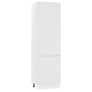 Słupek kuchenny Zova D60 SŁ/2133 biały / jasny szary szafka do kuchni odporna na działanie wilgoci i uszkodzenia frezowane uchwyty