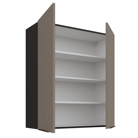 Szafka kuchenna wisząca Fiuggi Bl 80 G-90 2F szafka kuchenna odporna na uszkodzenia wykończenie frontów w technologii anti fingerprint