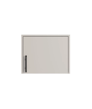 Nadstawka do szafy Caspe 50 cm beżowym nowoczesny design wykończenie ABS oraz aluminiowe uchwyty