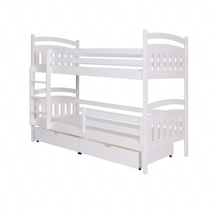 Łóżko piętrowe Otylia 2 osobowe 90x190 cm głębokie szuflady wysuwane na kółkach zajmuje przestrzeń łóżka pojedynczego