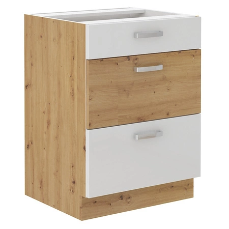 Zestaw mebli kuchennych Alpine 260 cm szafki doskonale prezentują się we wnętrzach w stylu klasycznym oraz nowoczesnym