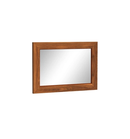 Lustro wiszące Tade 100x70 cm dąb stuletni klasyczne lustro w ramie idealny dodatek do przedpokoju sypialni lub garderoby