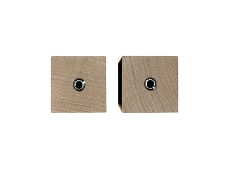 Nóżki meblowe do szafki pod umywalkę i słupka łazienkowego Fiji White dąb coast evoke