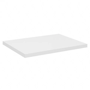 Blat do szafki łazienkowej Nova / Viva 50 cm biały wykonany z trwałej płyty MDF zapewnia solidność i długotrwałe użytkowanie