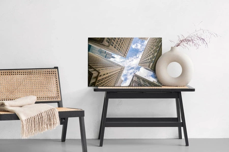 Obraz na płótnie budynki w Chicago 100x70 cm ponadczasowa ozdoba wnętrza obraz w wyrazistej kolorystyce wysoka jakość wykonania