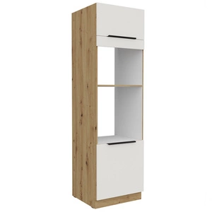 Słupek kuchenny Corato Ar 60 DPM-210 2F szafka do zabudowy mikrofali i piekarnika fronty wykonane w technologii anti fingerprint