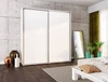 Szafa przesuwna Penelopa 205 cm biała nowoczesny design szafy aluminiowe prowadnice drzwi oraz system jezdny