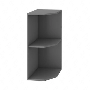 Szafka kuchenna zakończenie z półkami 30 D ZAK BB antracyt szafka odporna na parę wodną wysoką temperaturę i rozlaną ciecz