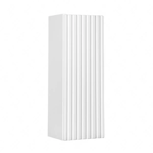 Szafka łazienkowa wisząca Nova 20 cm biała wąska szafka odporna na działanie wilgoci doskonale dopełni aranżację ryflowany front