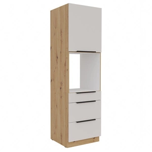 Słupek kuchenny Soela 60 DPS-210 3S 1F szafka z szufladami do zabudowy piekarnika odporna na działanie wilgoci metalowe uchwyty