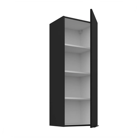 Szafka kuchenna wisząca Black 40 G-108 1F metalowy uchwyt krawędziowy szafka odporna na działanie wilgoci i uszkodzenia