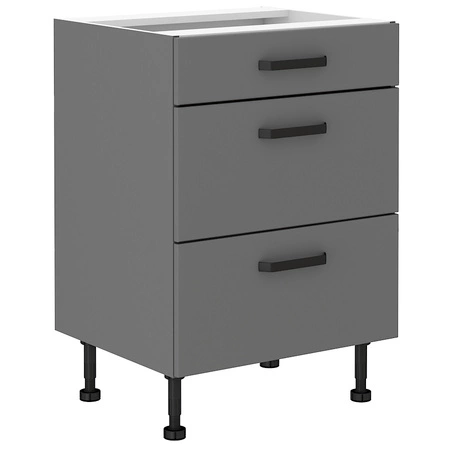 Zestaw mebli kuchennych narożny Chevron / Verdi 300x200 cm meble do kuchni z dekoracyjnym wzorem jodełki odporne na uszkodzenia