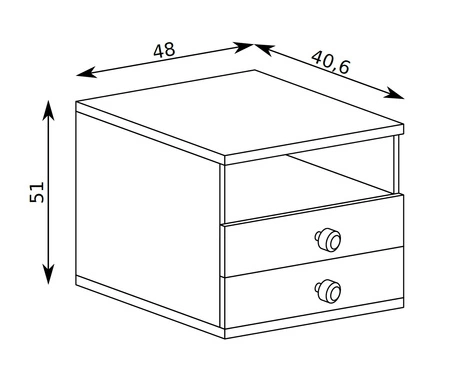 Zestaw mebli do sypialni Cali dąb artisan / czarny wygodne łóżko z pojemnikiem na pościel ozdobne lamele