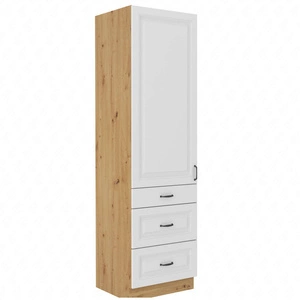 Słupek kuchenny Scandi 60 DKS-210 3S 1F szafka z szufladami odporna na parę wodną wysoką temperaturę i rozlane ciecze