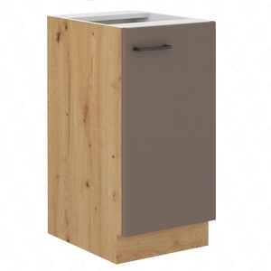 Szafka kuchenna stojąca z półką Rimini 40 D 1F BB szafka odporna na parę wodną rozlaną ciecz i wysoką temperaturę